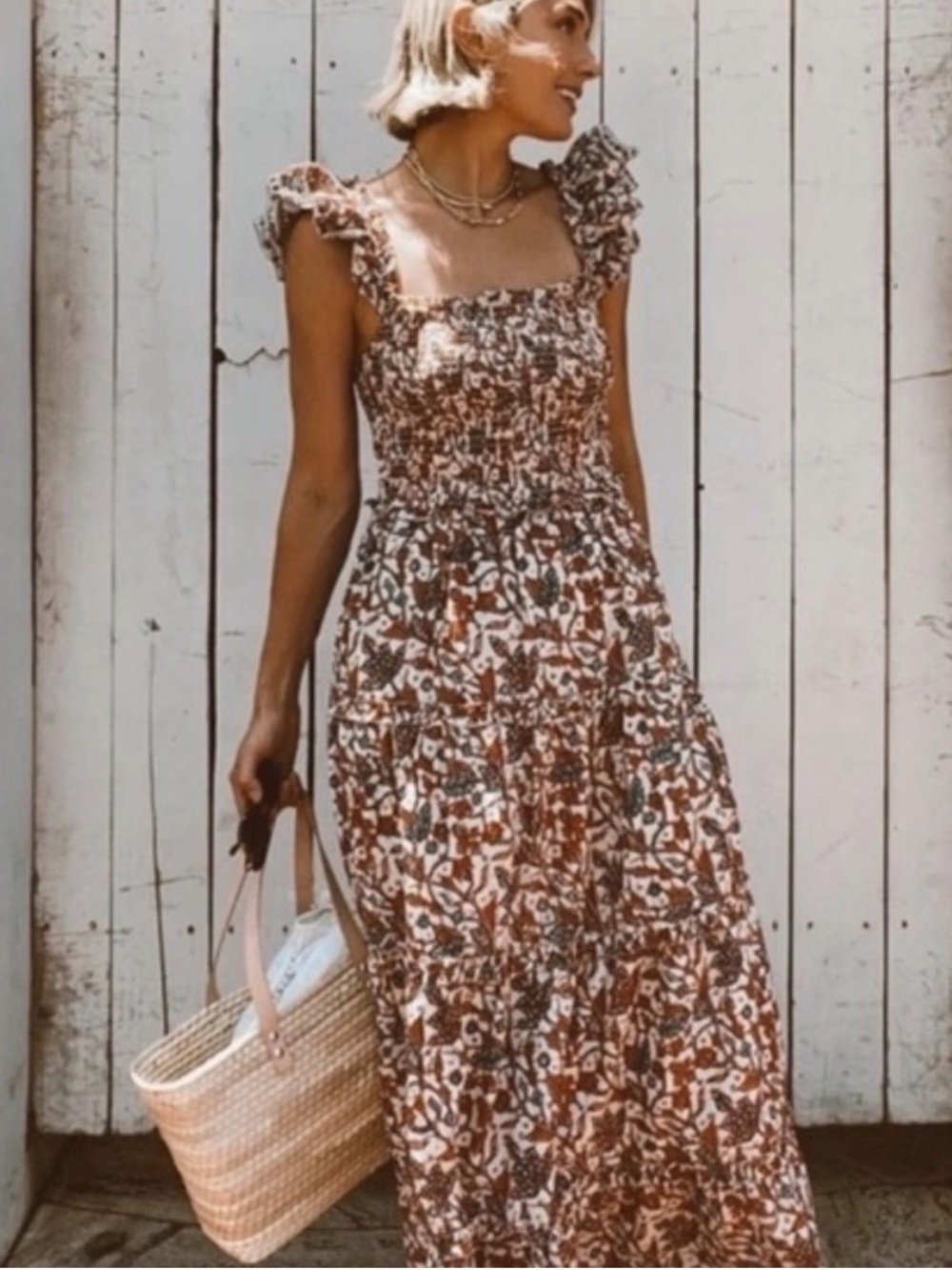 Anthropologie Love the Label maxi 🐚
